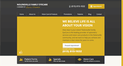 Desktop Screenshot of nolensvillefamilyeyecare.com